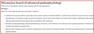 advanced pathophysiology