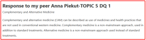 Response to my peer Anna Piekut-TOPIC 5 DQ 1